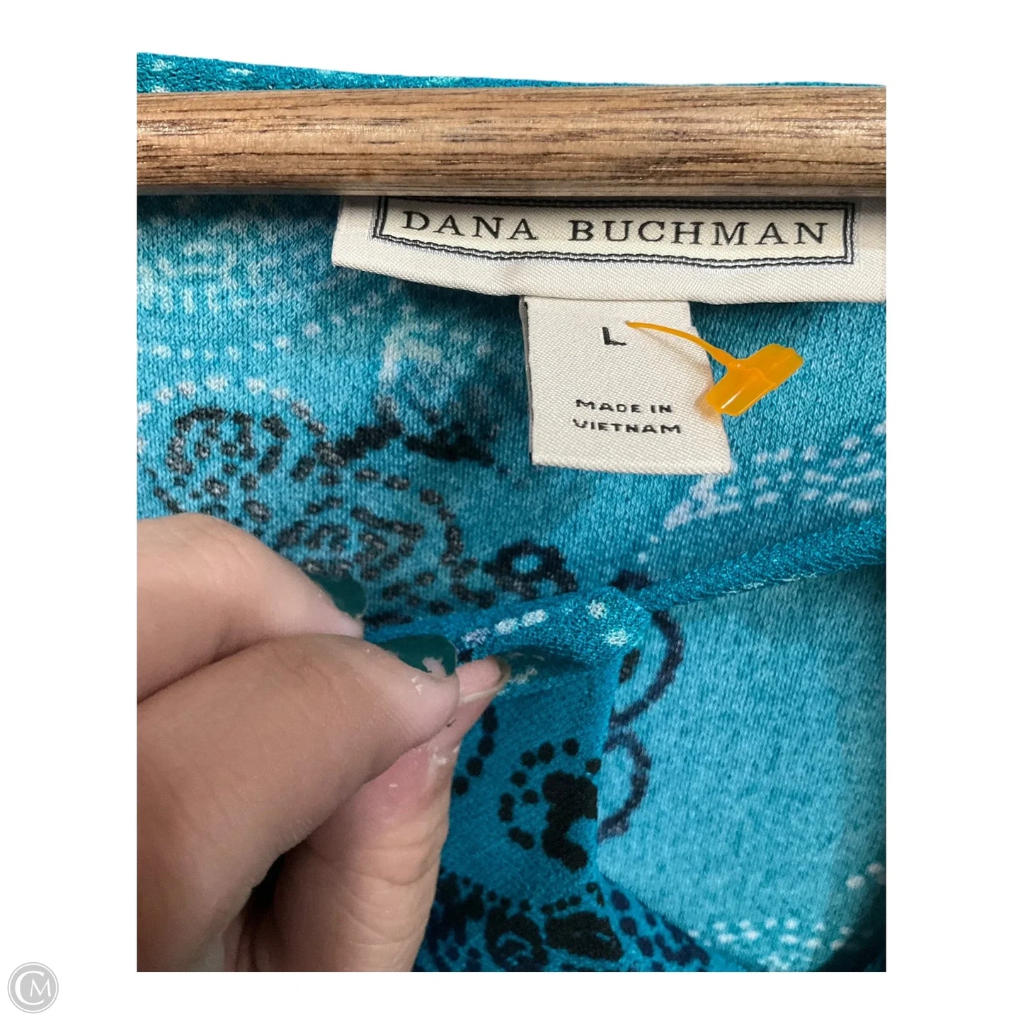 Dress Casual Short By Dana Buchman In Blue, Size: L