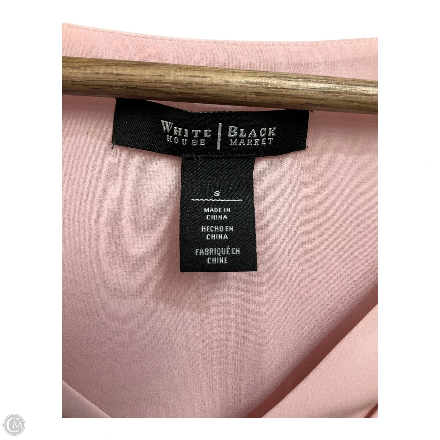 Blouse Sleeveless By White House Black Market In Pink, Size: S