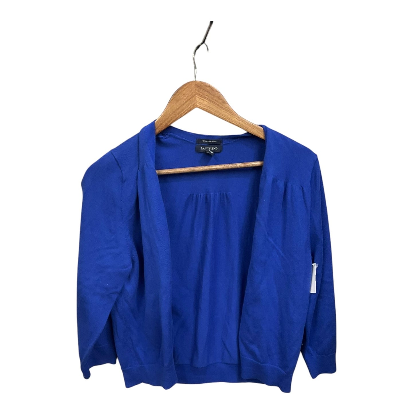 Cardigan By Lands End In Blue, Size: L