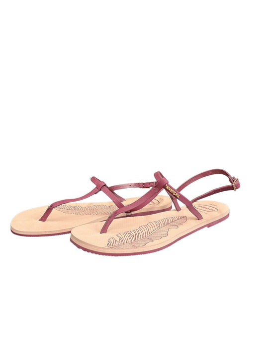 Sandals Flip Flops By Havaianas In Beige, Size: 9.5