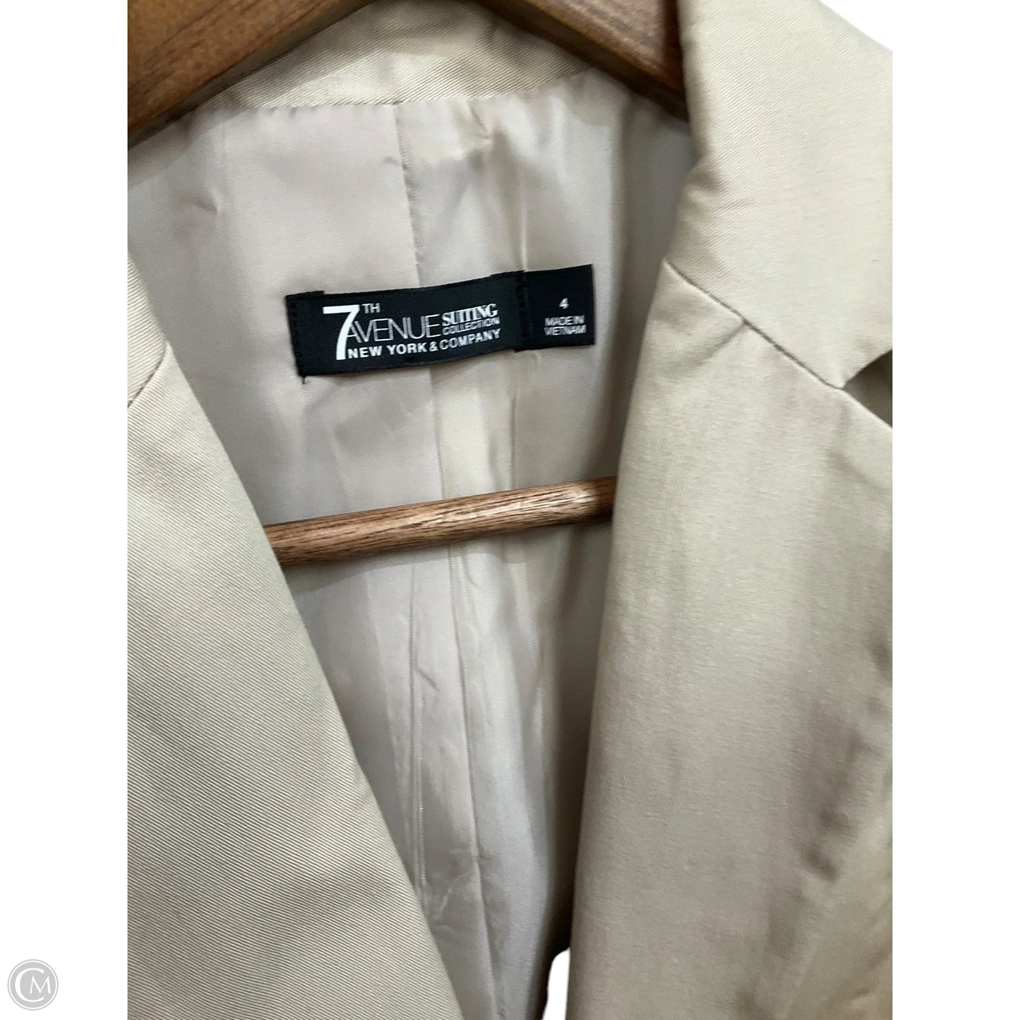 Blazer By Cmc In Cream, Size: S