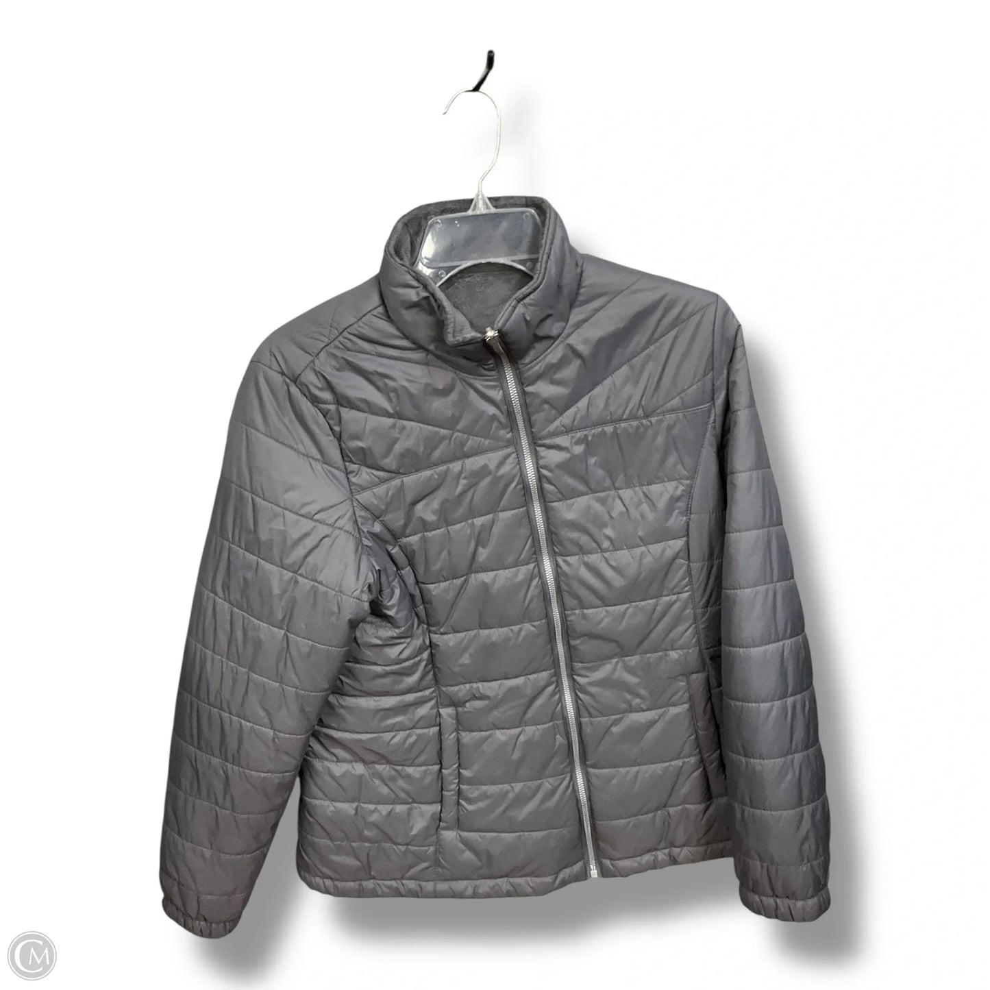 Coat Puffer & Quilted By Clothes Mentor In Grey, Size: M
