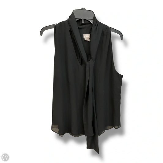 Top Sleeveless By Chicos In Black, Size: Xl