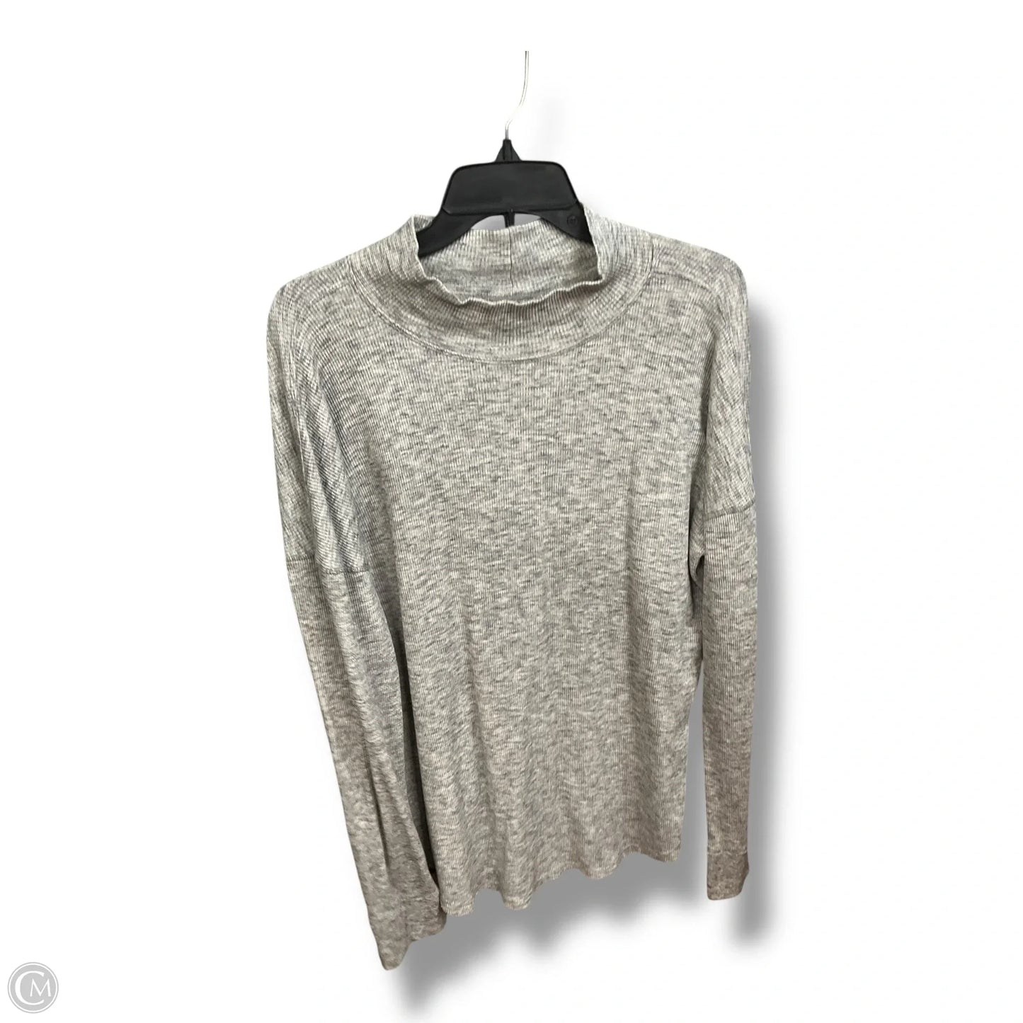 Top Long Sleeve By Thread And Supply In Grey, Size: S