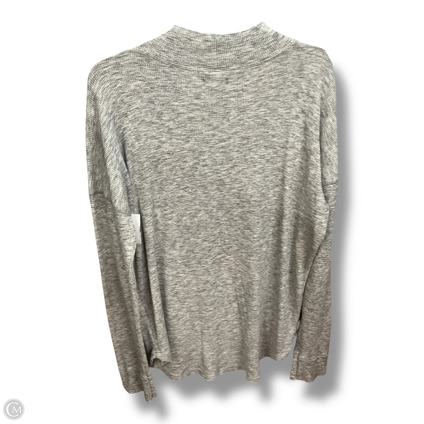Top Long Sleeve By Thread And Supply In Grey, Size: S