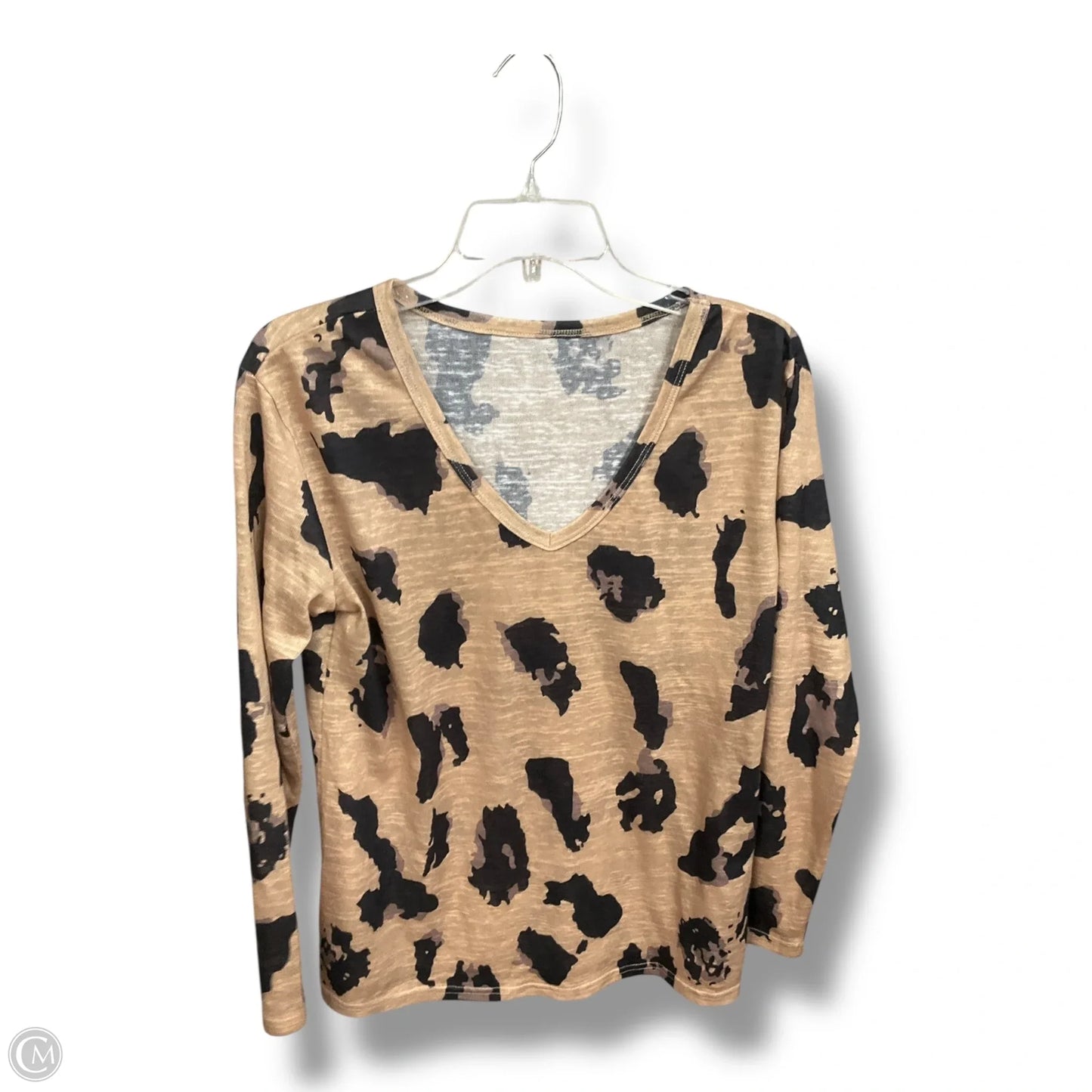 Top Long Sleeve By Clothes Mentor In Animal Print, Size: M
