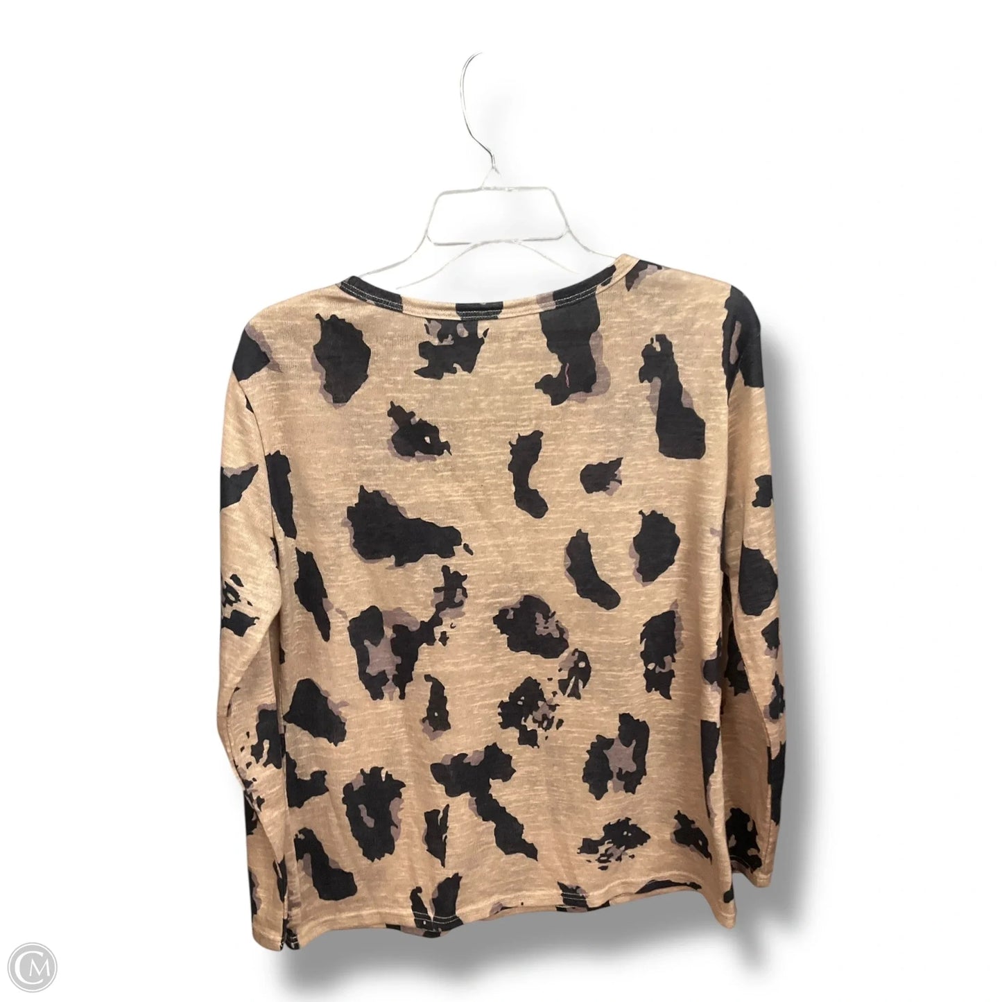 Top Long Sleeve By Clothes Mentor In Animal Print, Size: M
