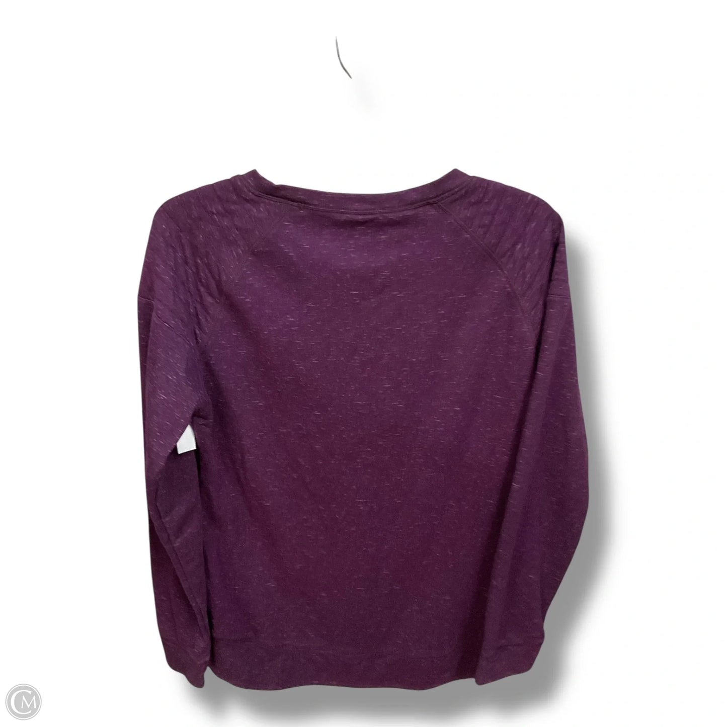 Athletic Top Long Sleeve Crewneck By 32 Degrees In Purple, Size: M