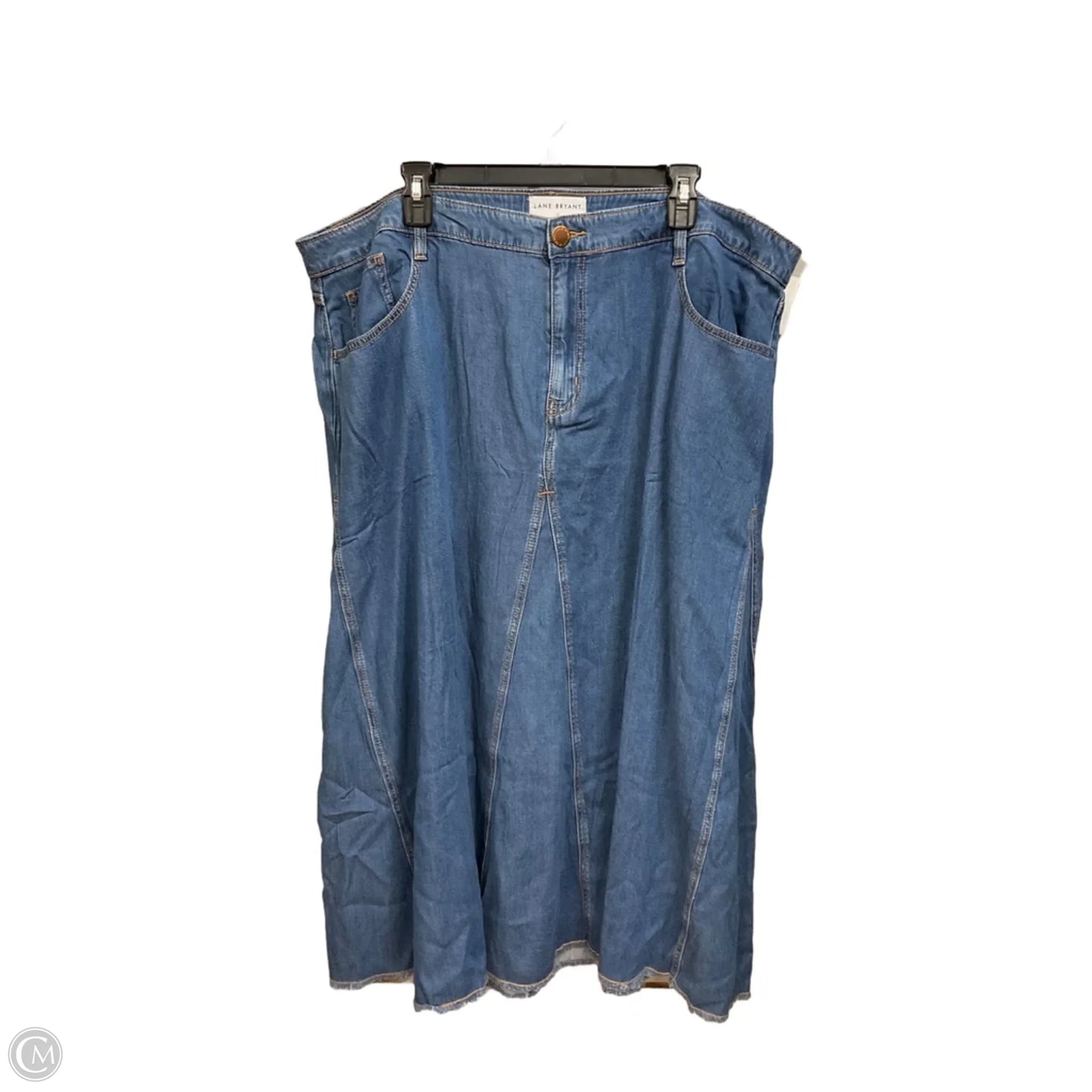 Skirt Midi By Lane Bryant In Blue, Size: 22