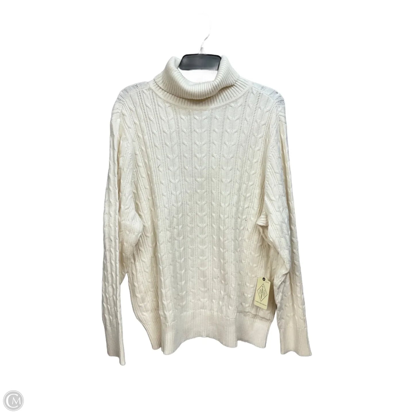 Sweater By St Johns Bay In Cream, Size: 3x
