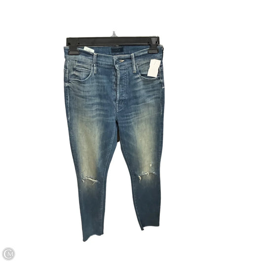 Jeans Skinny By Mother In Navy, Size: 0