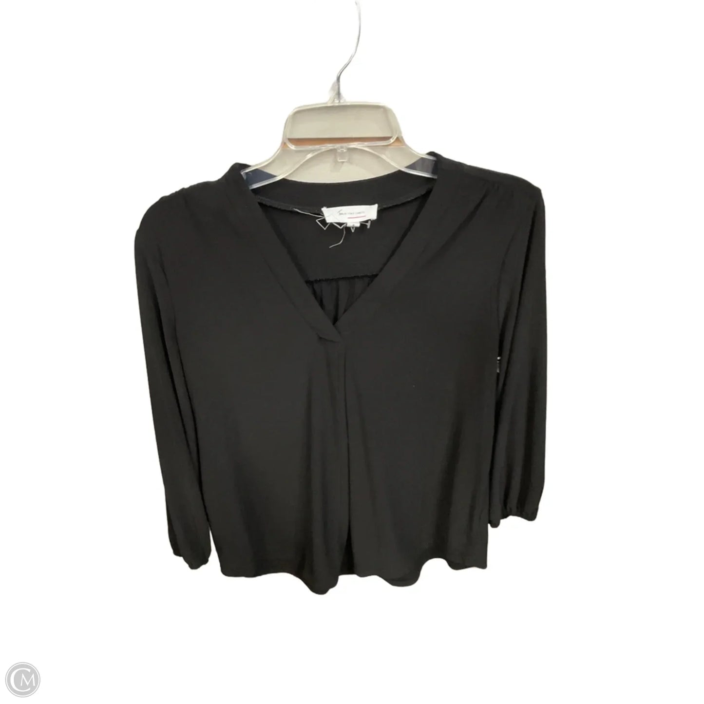 Top Long Sleeve Basic By Vince Camuto In Black, Size: M