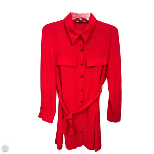 Dress Party Short By Zara In Red, Size: S