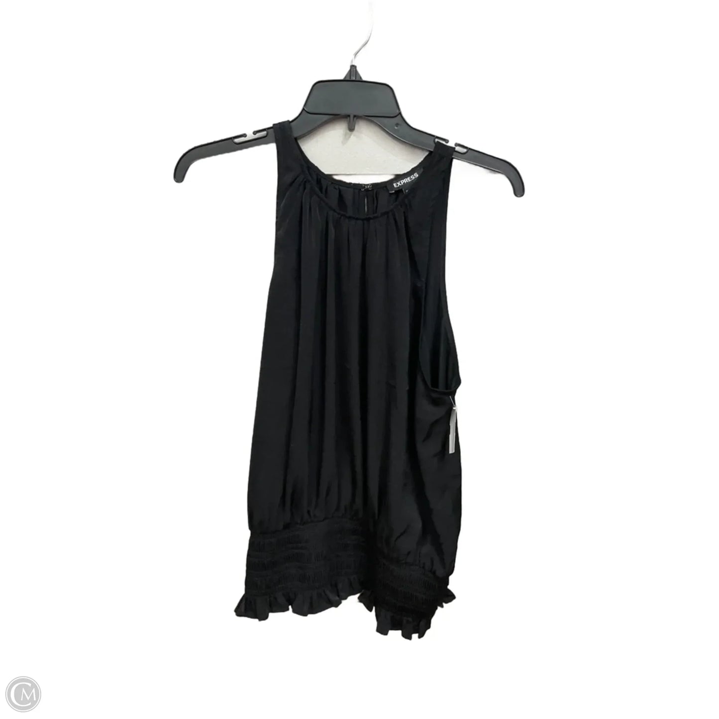 Top Sleeveless Basic By Express In Black, Size: L