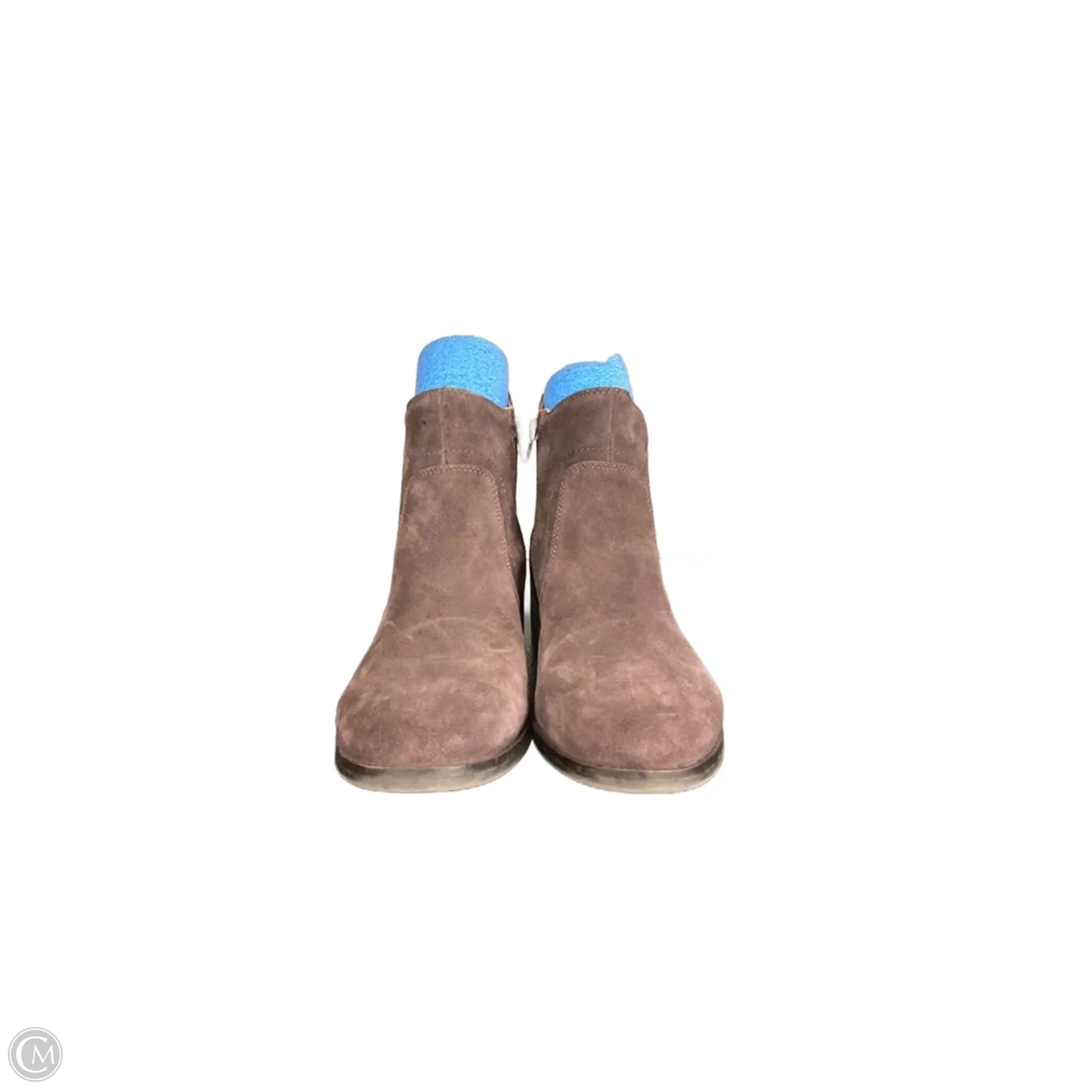 Boots Ankle Heels By Lucky Brand In Brown, Size: 8