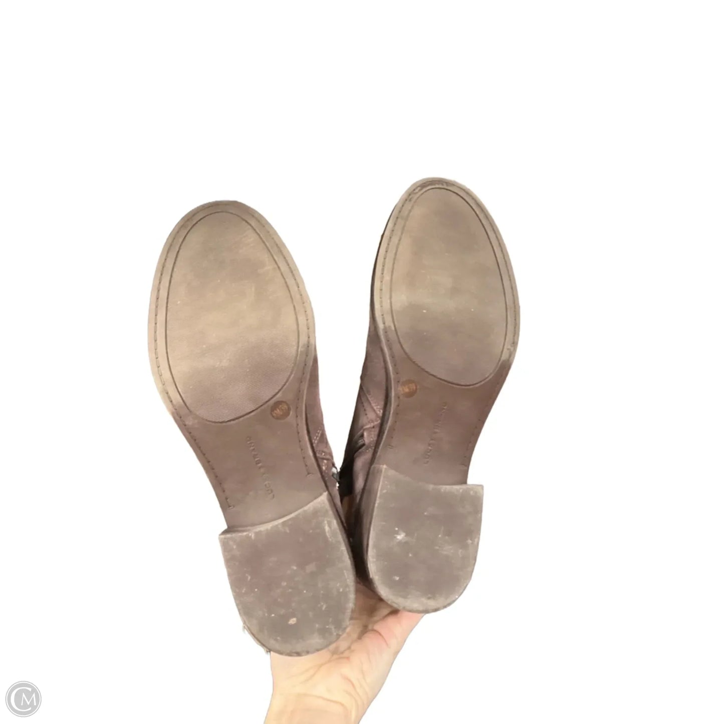 Boots Ankle Heels By Lucky Brand In Brown, Size: 8