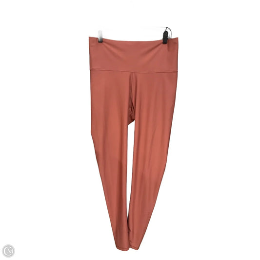 Athletic Leggings By Old Navy In Pink, Size: Xl