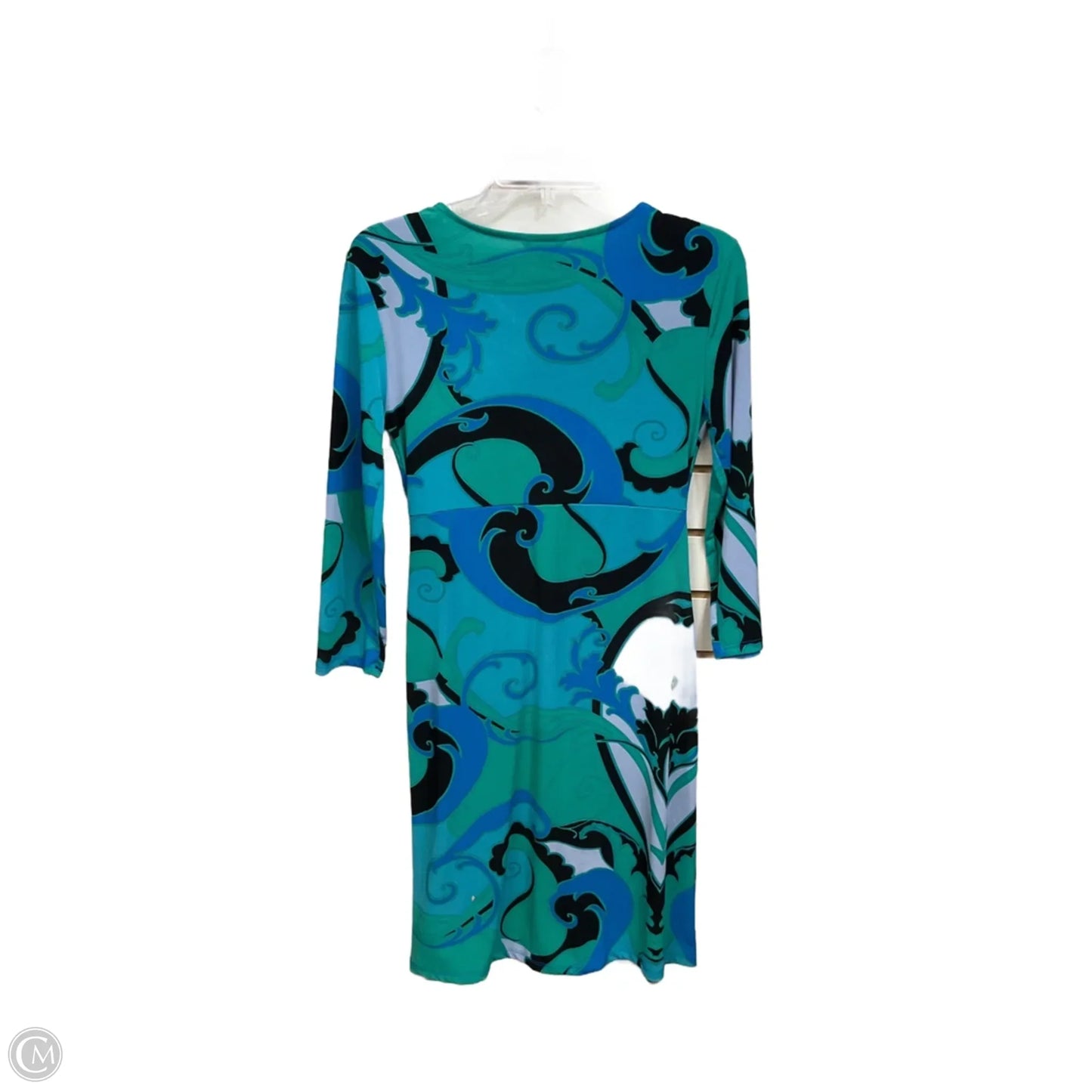 Dress Party Short By Daisy Fuentes In Blue & Green, Size: S