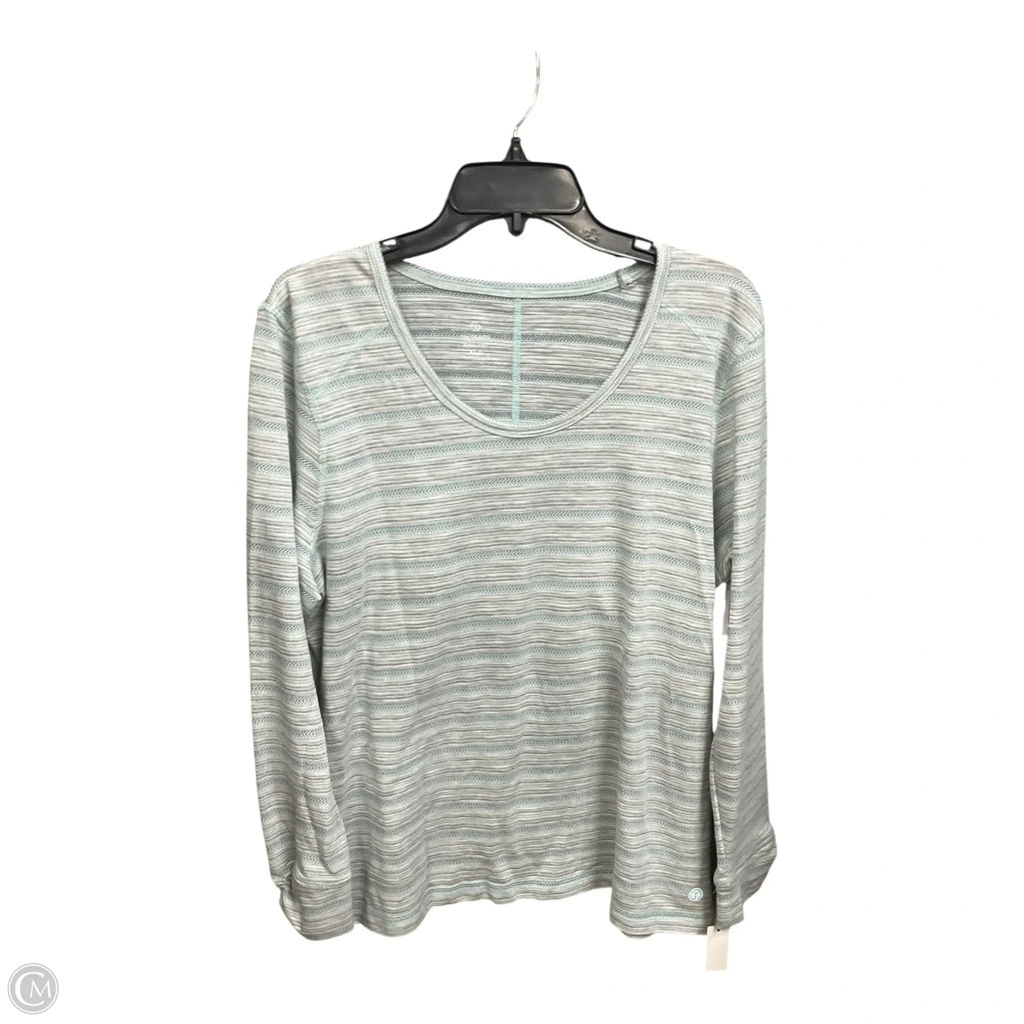 Top Long Sleeve By Talbots In Striped Pattern, Size: Xlp