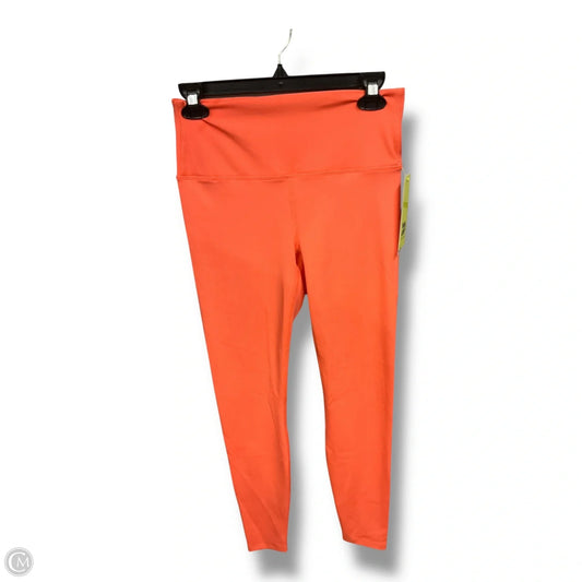 Athletic Leggings By All In Motion In Orange, Size: M