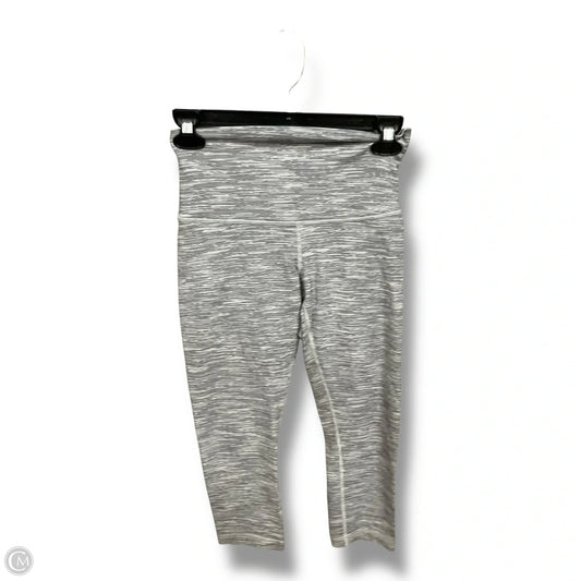 Athletic Capris By Lululemon In Grey, Size: Xs