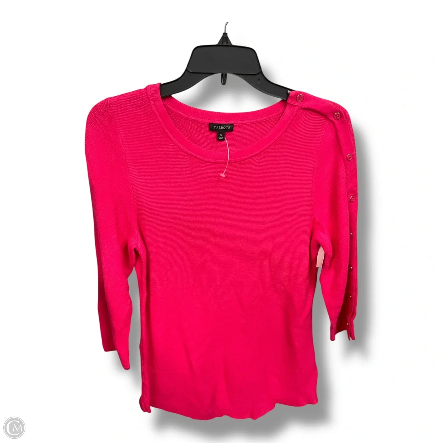 Top Long Sleeve By Talbots In Pink, Size: S