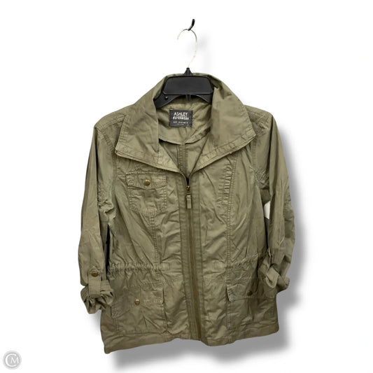 Jacket Utility By Clothes Mentor In Green, Size: M