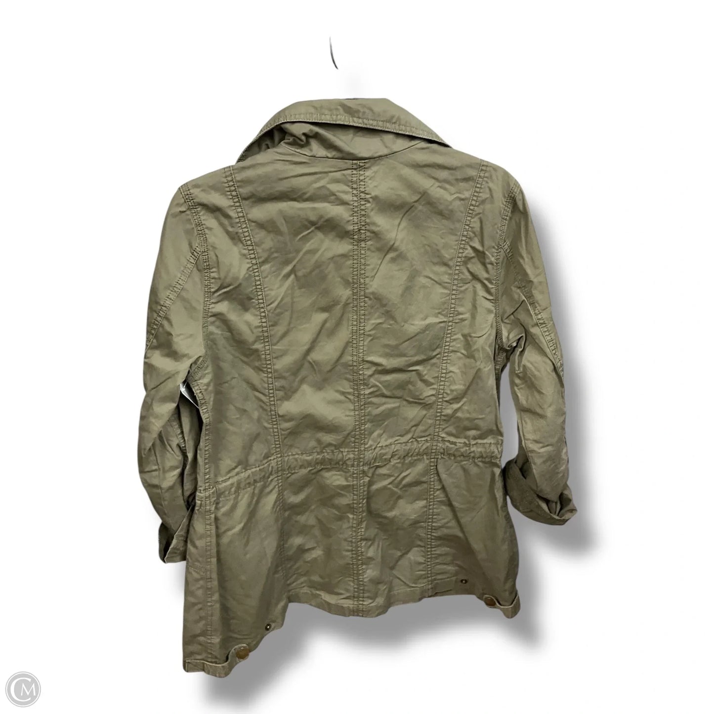Jacket Utility By Clothes Mentor In Green, Size: M