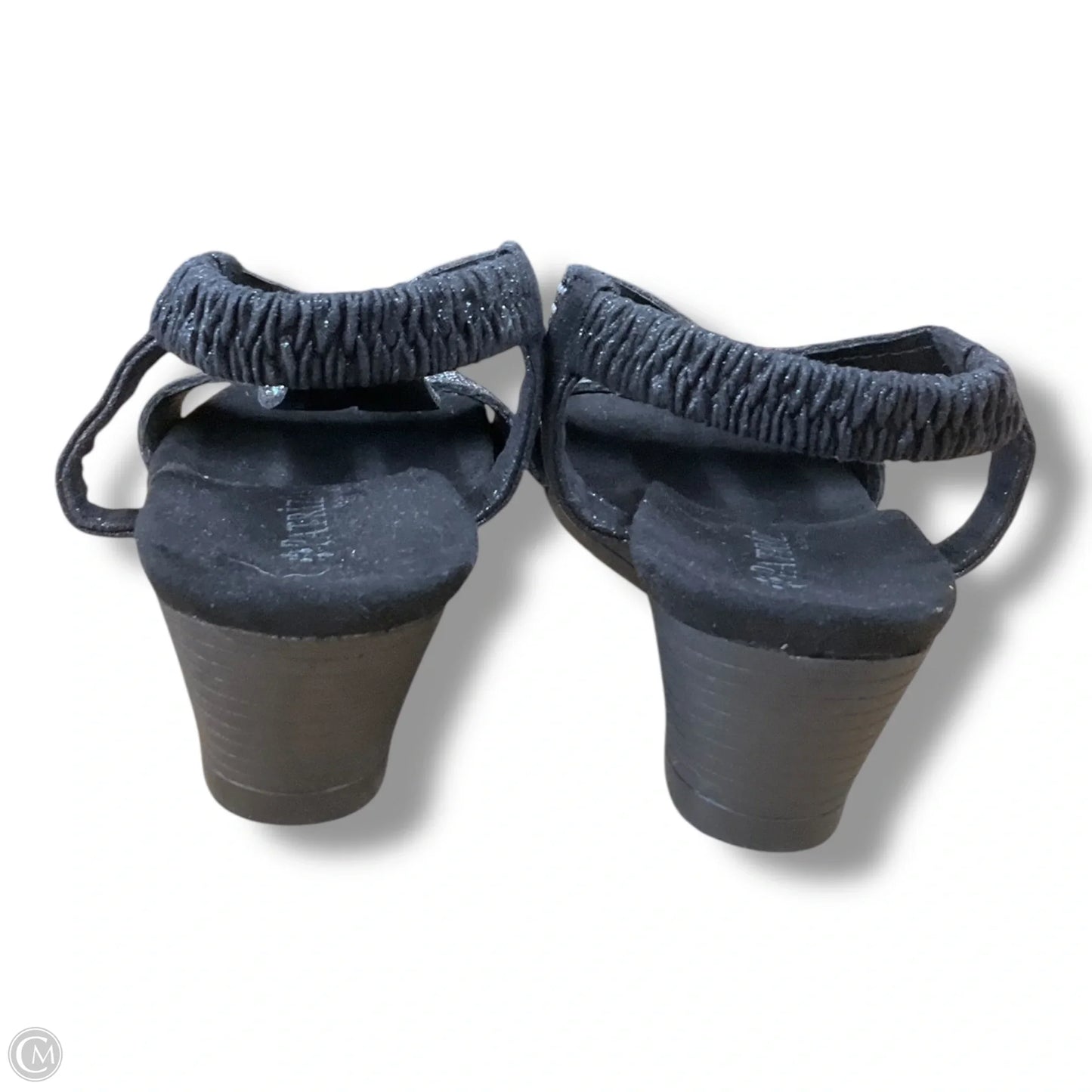 Shoes Heels Wedge By Cmc In Black, Size: 6