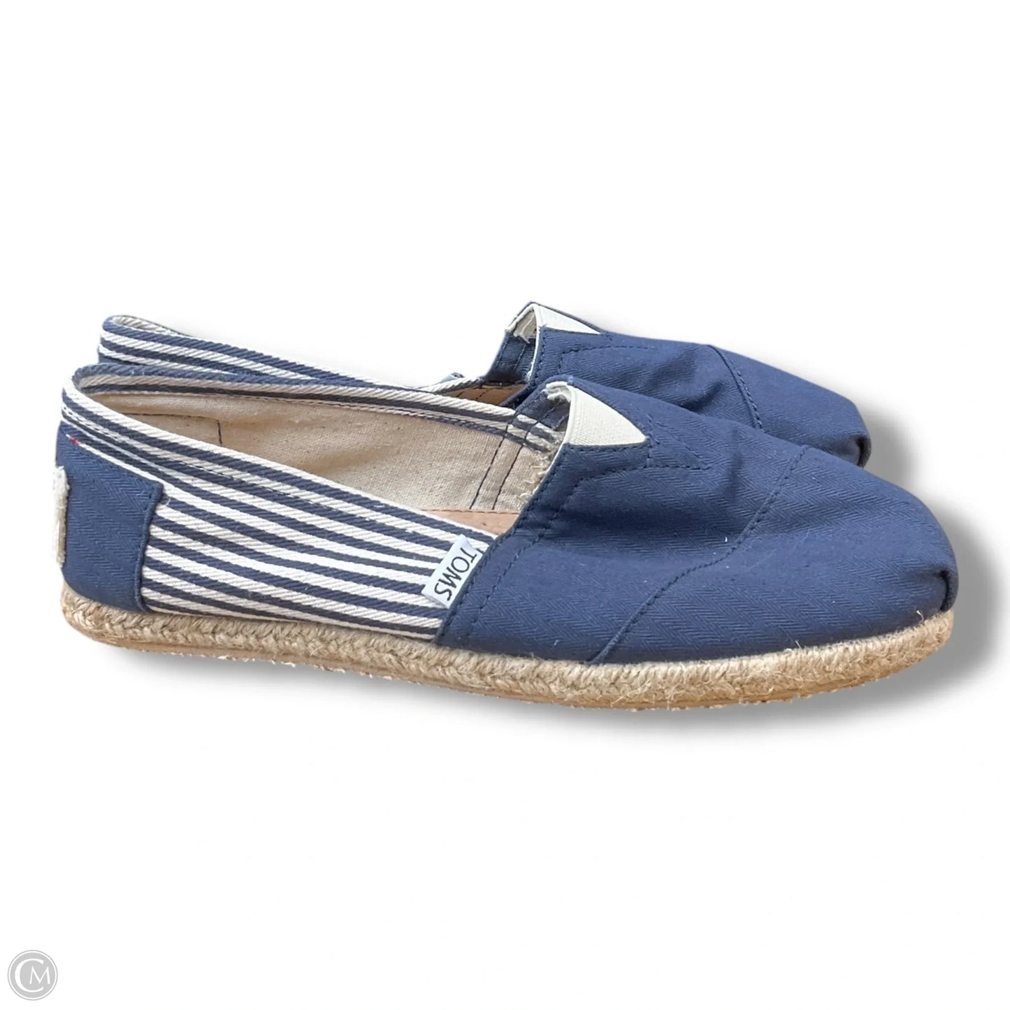 Shoes Flats By Toms In Blue, Size: 8.5