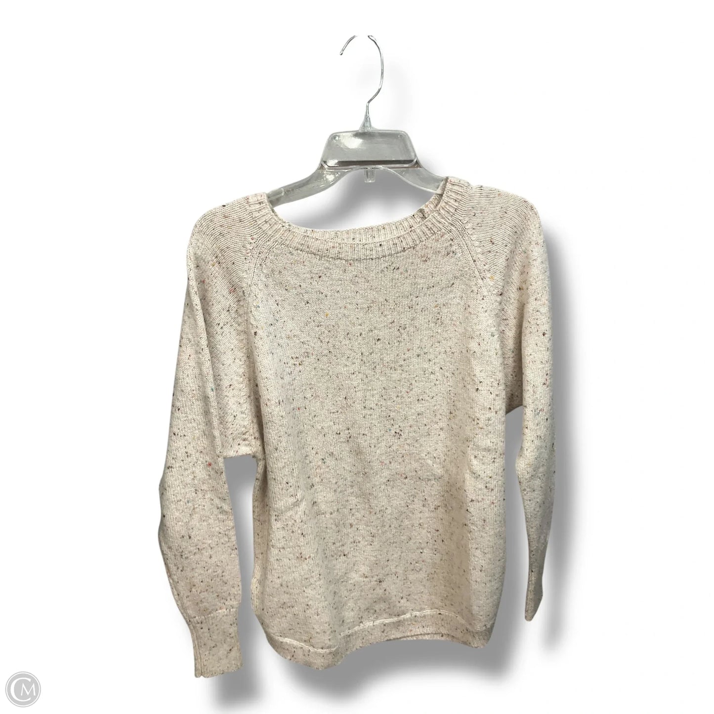 Top Long Sleeve By Loft In Cream, Size: Xs