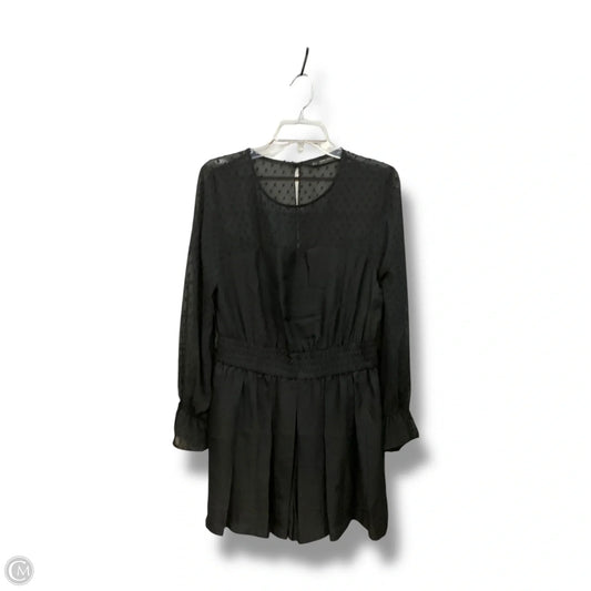 Dress Casual Short By Zara Basic In Black, Size: L