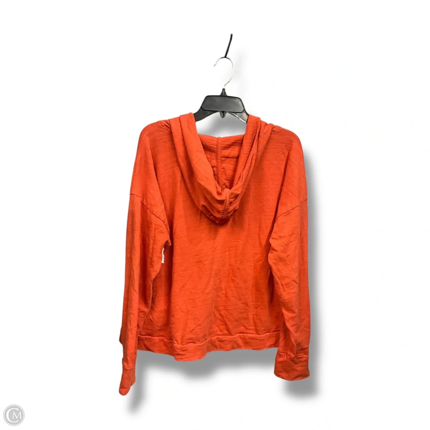 Top Long Sleeve Basic By Loft In Orange, Size: Xl