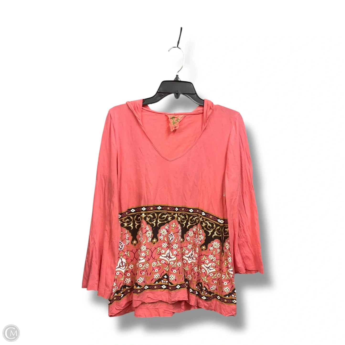 Top Long Sleeve By Boston Proper In Pink, Size: M