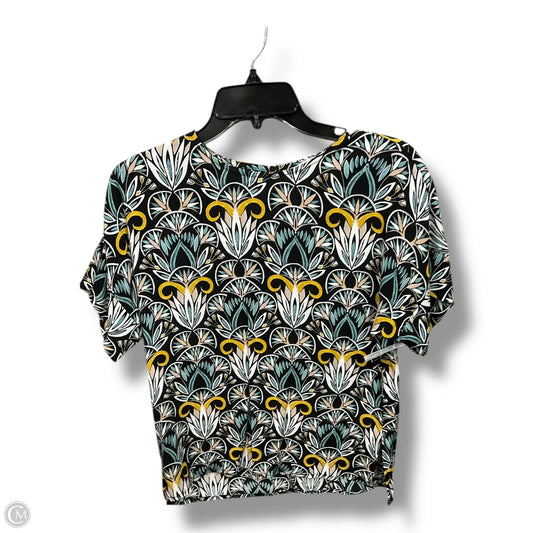 Blouse Short Sleeve By H&m In Multi-colored, Size: S