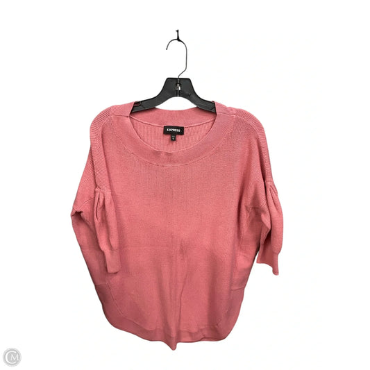 Sweater By Express In Pink, Size: M