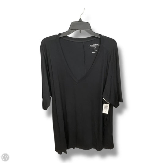 Top Short Sleeve Basic By Torrid In Black, Size: 4x