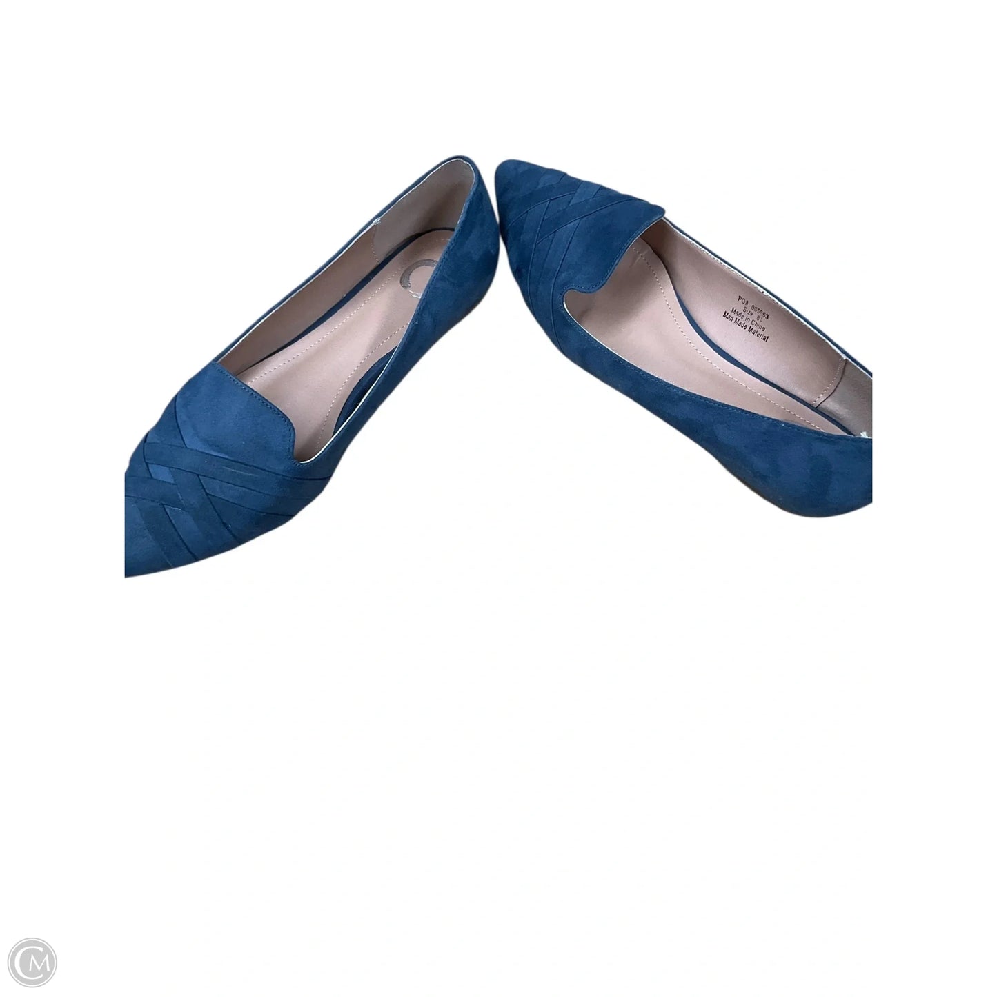 Shoes Flats By Clothes Mentor In Blue, Size: 8.5
