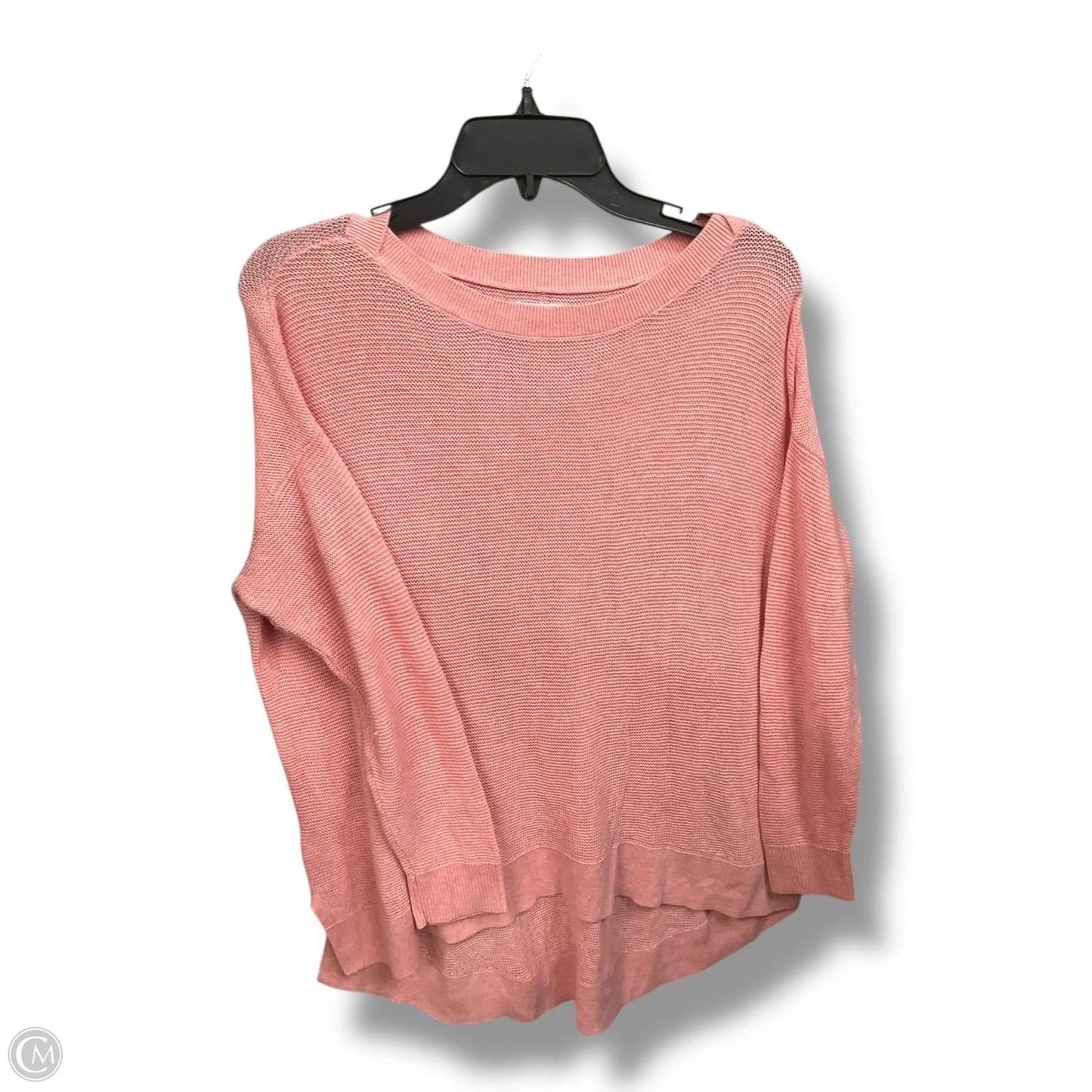 Top Long Sleeve Basic By Lou And Grey In Pink, Size: M