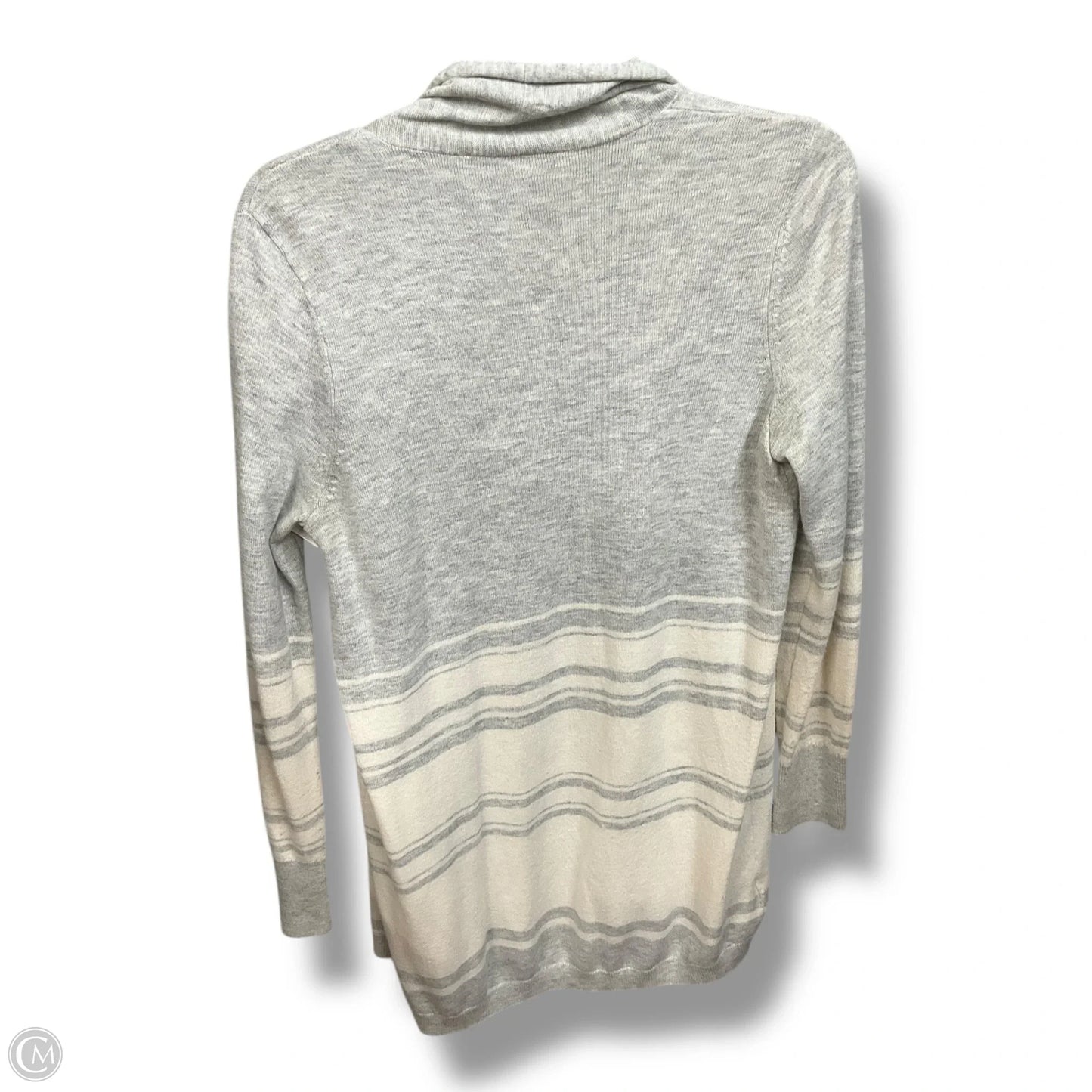 Cardigan By Loft In Grey & White, Size: S
