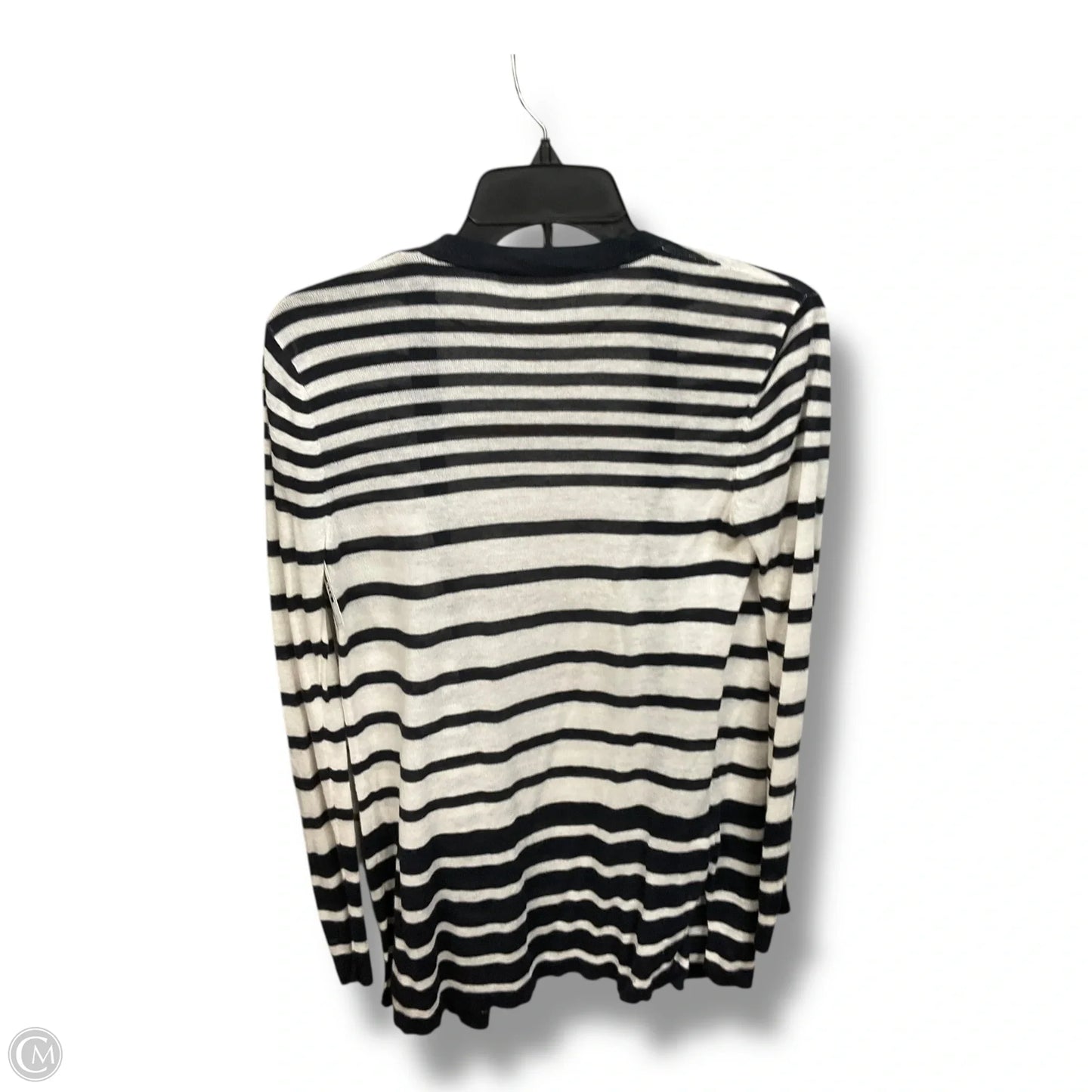 Cardigan By Loft In Striped Pattern, Size: S