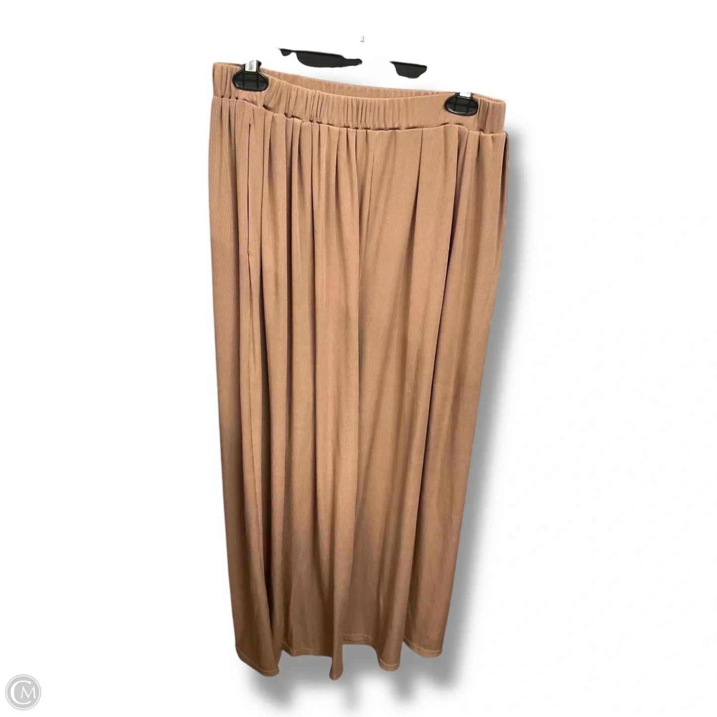 Pants Lounge By Cider In Tan, Size: 1x