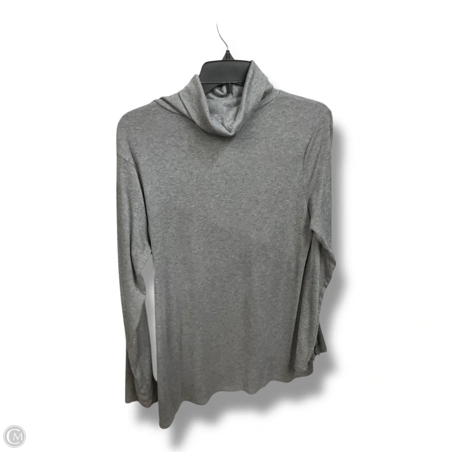 Top Long Sleeve Basic By Apt 9 In Grey, Size: L