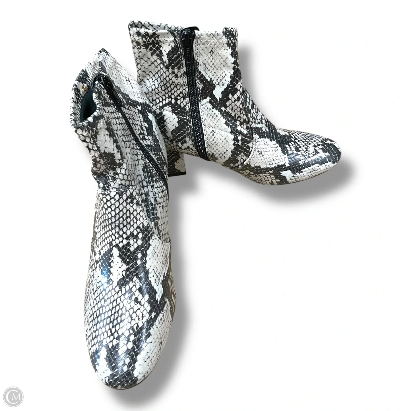 Shoes Heels Block By Cmc In Snakeskin Print, Size: 6.5