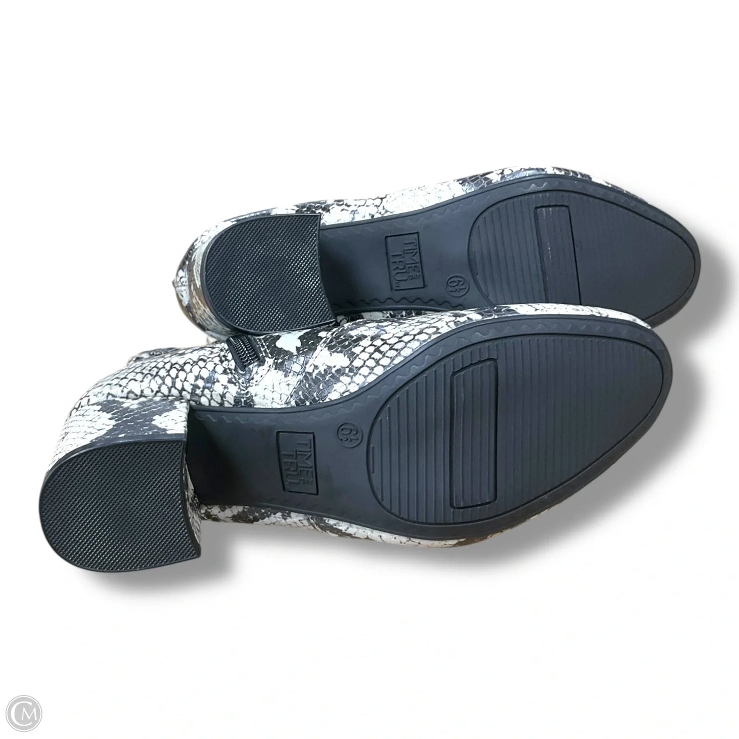 Shoes Heels Block By Cmc In Snakeskin Print, Size: 6.5