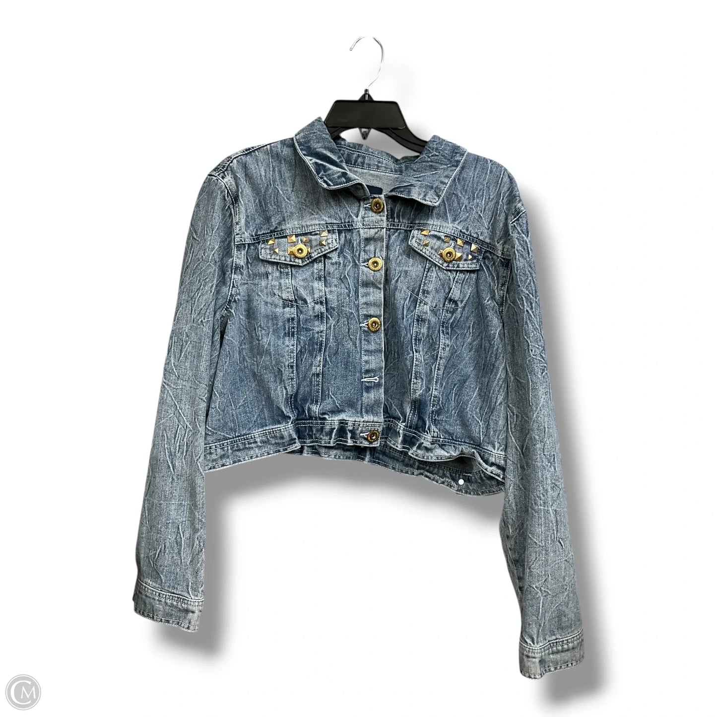 Jacket Denim By Highway In Blue Denim, Size: 2x