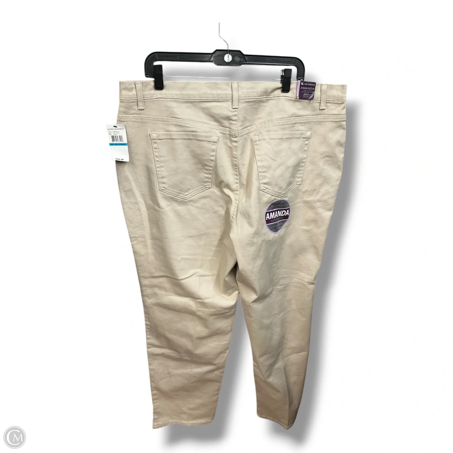 Pants Chinos & Khakis By Gloria Vanderbilt In Beige, Size: 18