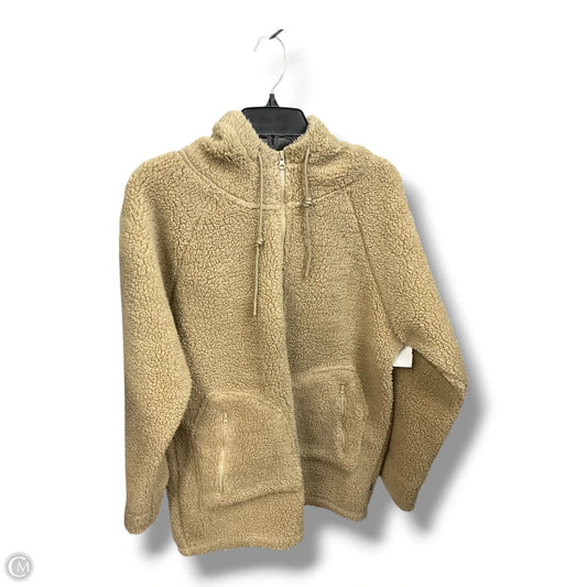 Jacket Fleece By Clothes Mentor In Beige, Size: Xl