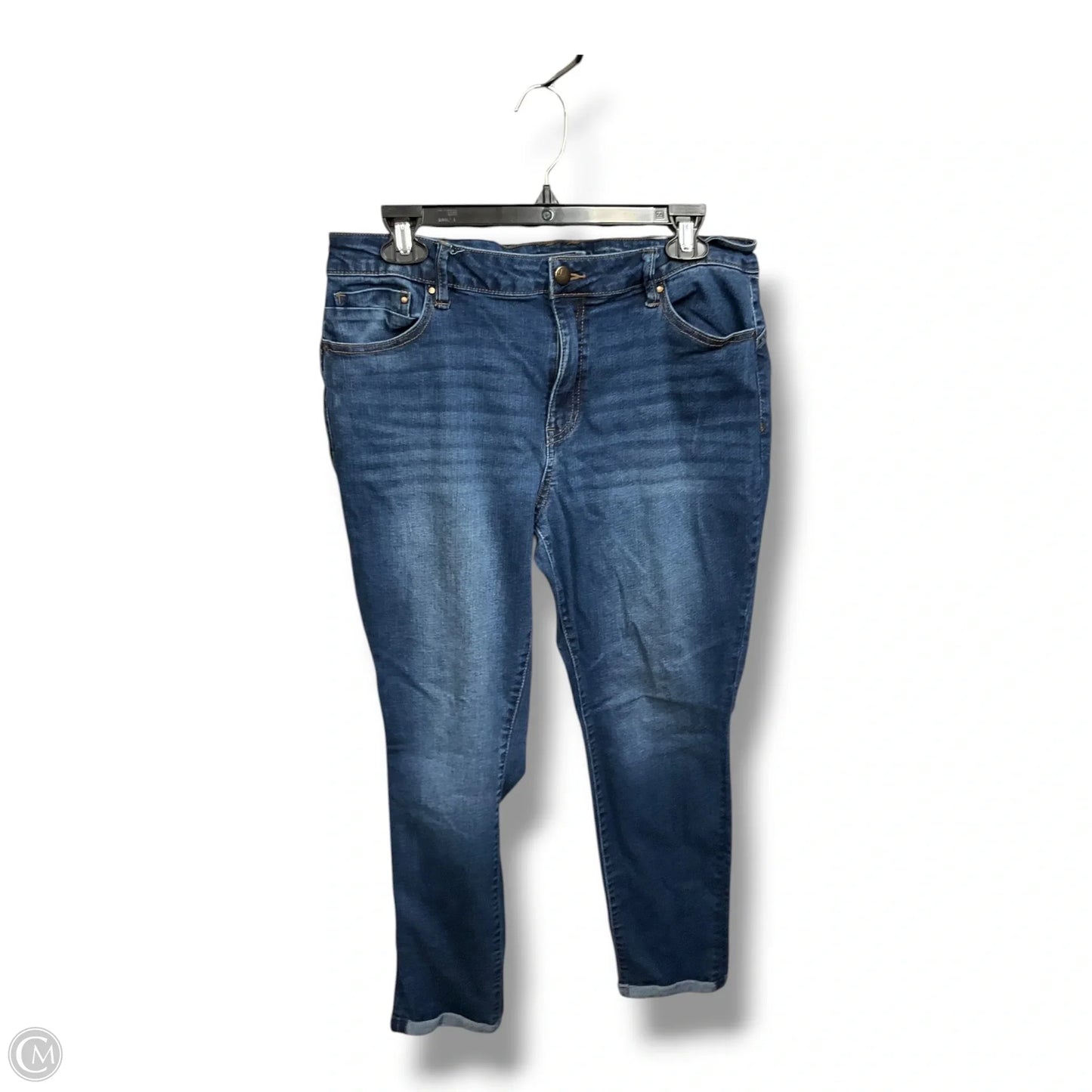 Jeans Skinny By Clothes Mentor In Blue Denim, Size: 12