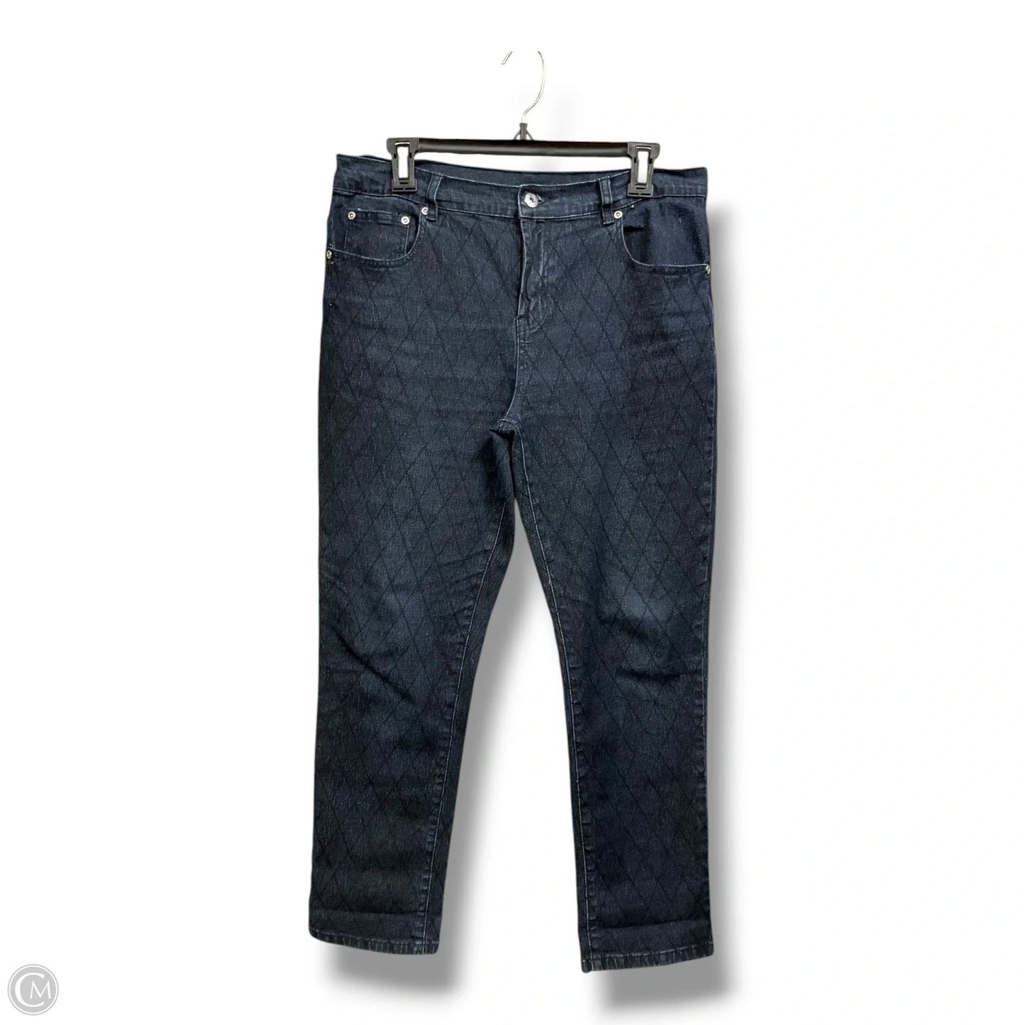 Jeans Straight By Diane Gilman In Blue Denim, Size: 10p